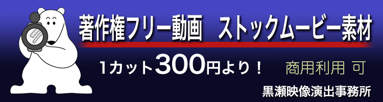 著作権フリーで使える動画 ストックムービー素材の販売